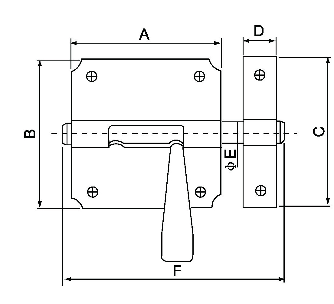 سلسلة الصلب الترباس 4 FX-4