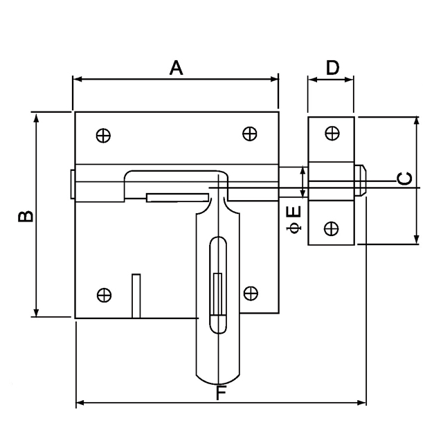 سلسلة الترباس الصلب 5 XX-4