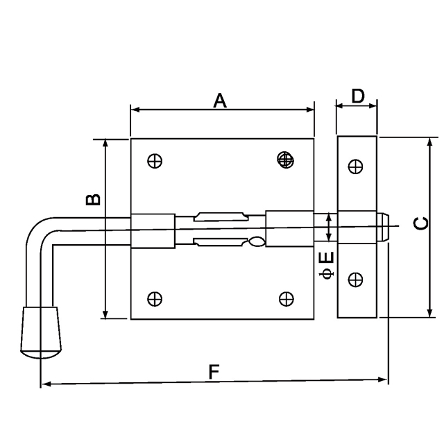 سلسلة الصلب الترباس 6 ZX-4