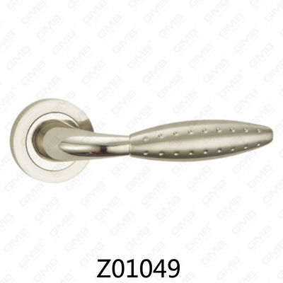 مقبض باب من سبائك الزنك من الألومنيوم مع روزيت مستدير من زماك (Z01049)