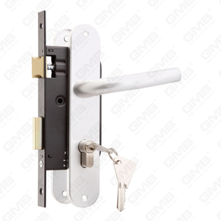 مجموعة قفل باب الأمان العالي مع مزلاج مزلاج فتحة اسطوانة قفل مجموعة قفل قفل مقبض الباب (114)