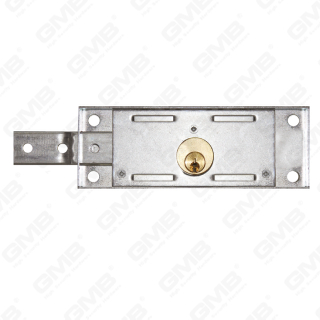 الأمن Nigh Latch Lock الصلب ديدبولت ثقب المفتاح ريم قفل ريم قفل الاسطوانة (641 L / R)