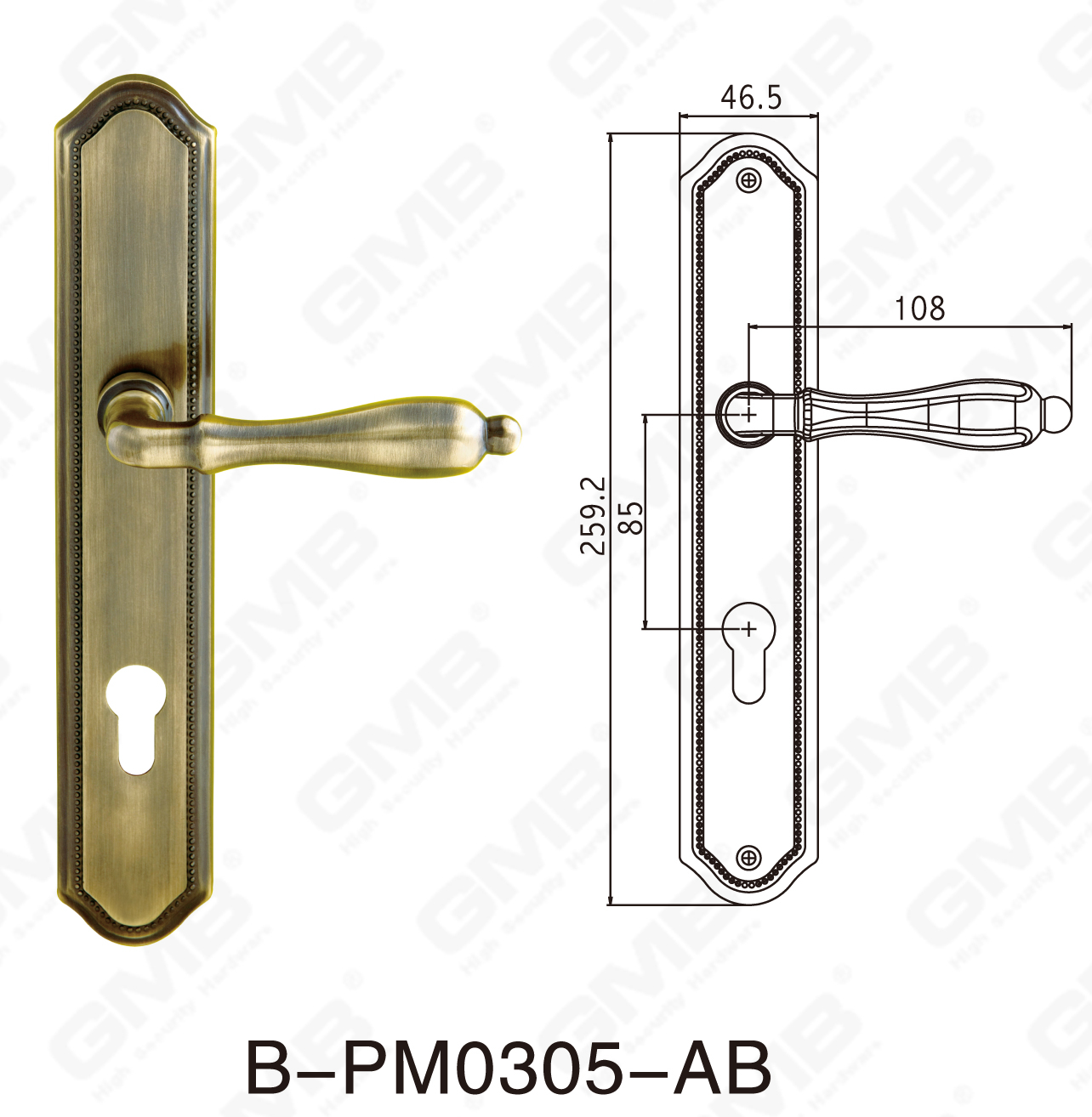 06 BRASS HANDER_B-PM0305-AB-04