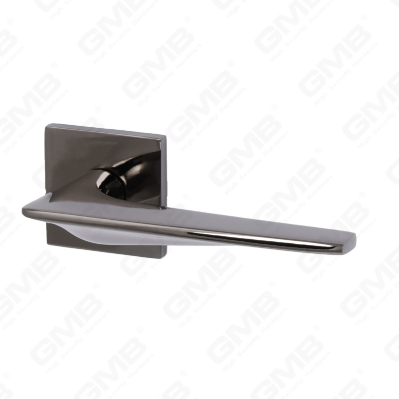 مقبض باب من الألومنيوم لتزيين المنزل الحديث الجديد على وردة مستديرة