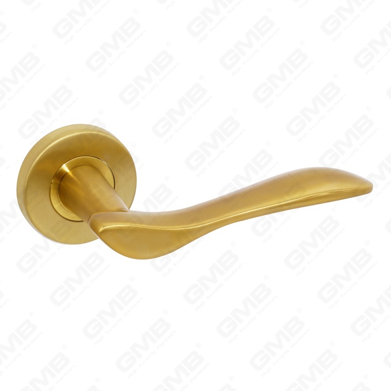 عالية الجودة BS En1906 الصف 4 SUS304 الفولاذ المقاوم للصدأ دخول جولة روز مقبض الباب الداخلي (LHT012)