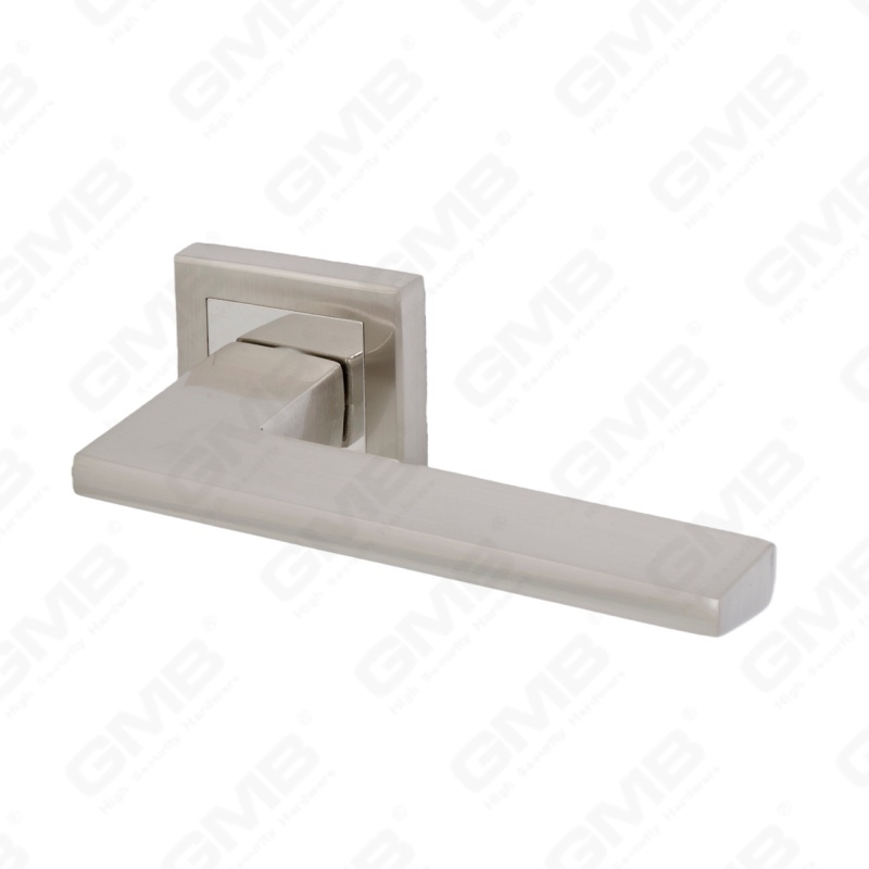 مقبض باب من الألومنيوم لتزيين المنزل الحديث الجديد على وردة مستديرة