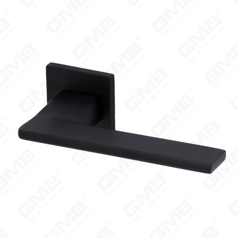 مقبض باب من الألومنيوم لتزيين المنزل الحديث الجديد على وردة مستديرة