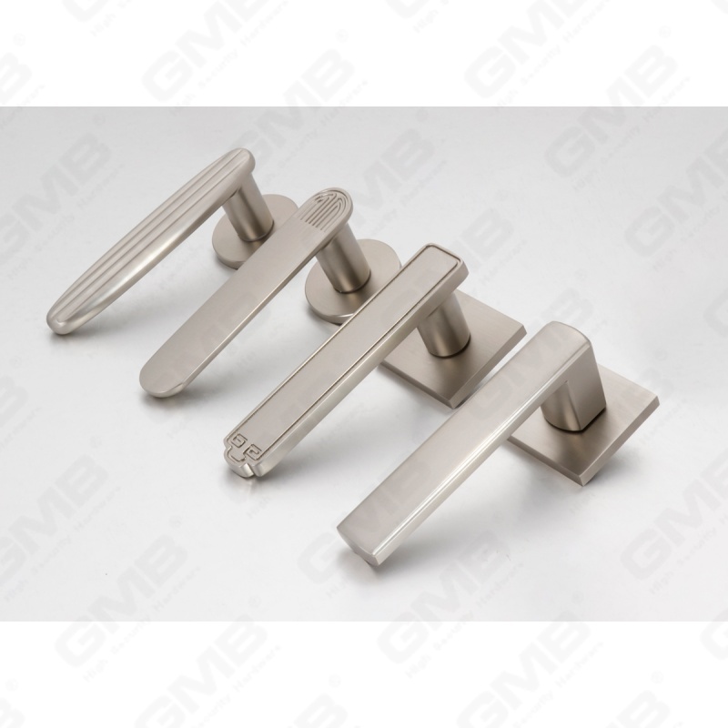 مقبض باب من الألومنيوم لتزيين المنزل الحديث الجديد على وردة مستديرة