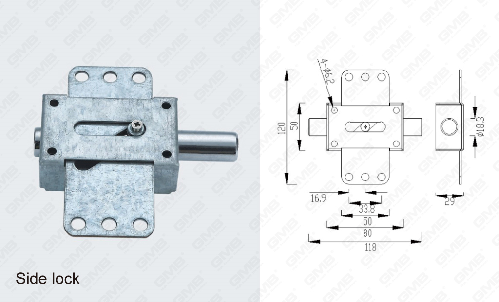 01 مرتفع الأمن نقر Lock_104 الجانب القفل -66