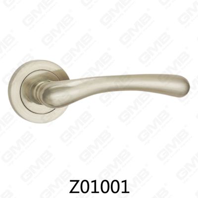 نقر قفل الباب زماك سبائك الزنك الألومنيوم روزيت مقبض الباب مع جولة روزيت (Z01001)