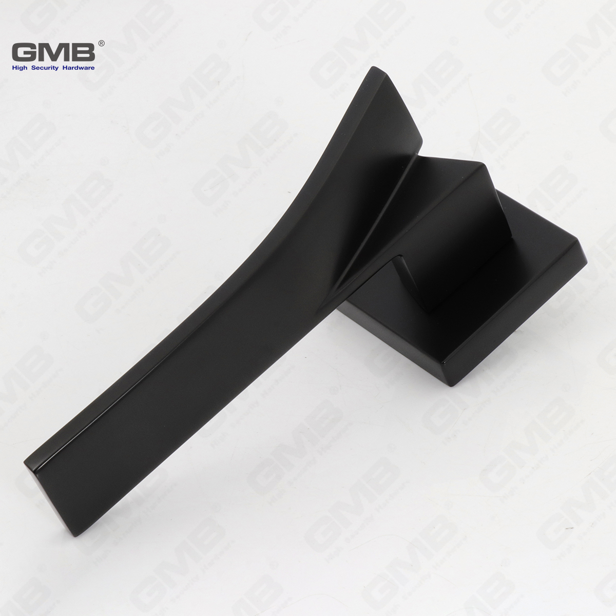 مقبض قفل الباب الصلب البسيط الصلب البسيط على وردة مربعة （Z072502）