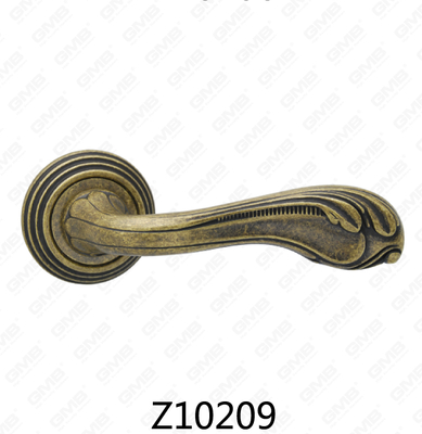 مقبض باب من سبائك الزنك من الألومنيوم مع روزيت مستدير من زماك (Z10209)