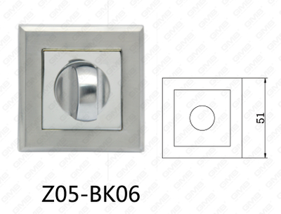مقبض باب ألومنيوم من سبائك الزنك من Zamak (Z05-BK06)