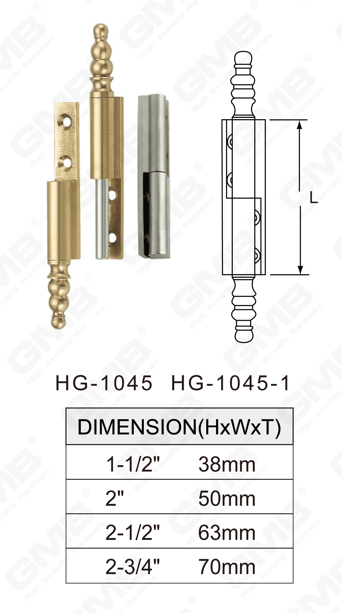 سلسلة المفصلات النحاسية_HG-1045 HG-1045-1-87