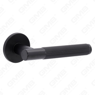 مقبض باب من الألومنيوم لتزيين المنزل الحديث الجديد على وردة مستديرة