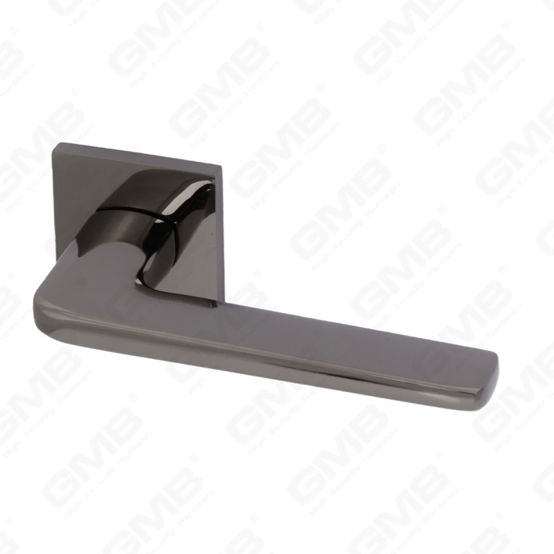 مقبض باب من الألومنيوم لتزيين المنزل الحديث الجديد على وردة مستديرة