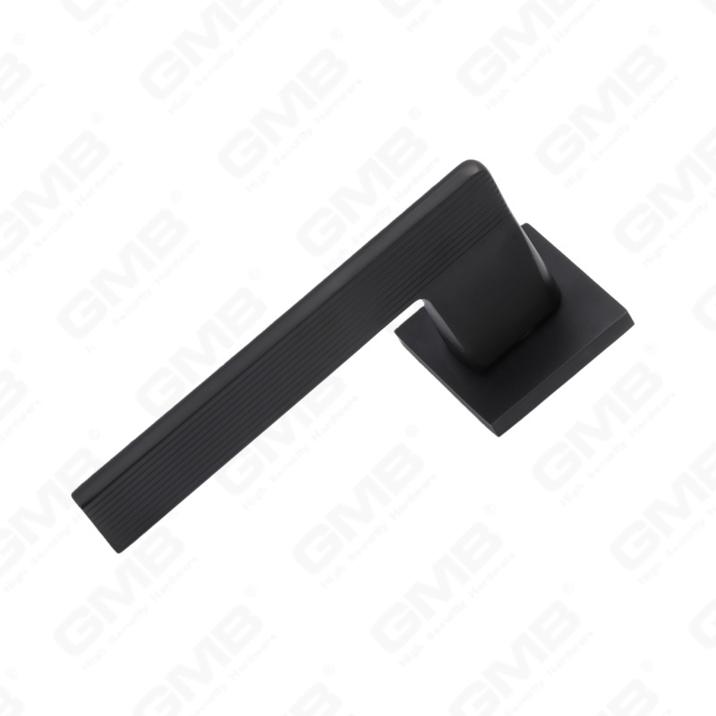 مقبض باب من الألومنيوم لتزيين المنزل الحديث الجديد على وردة مستديرة