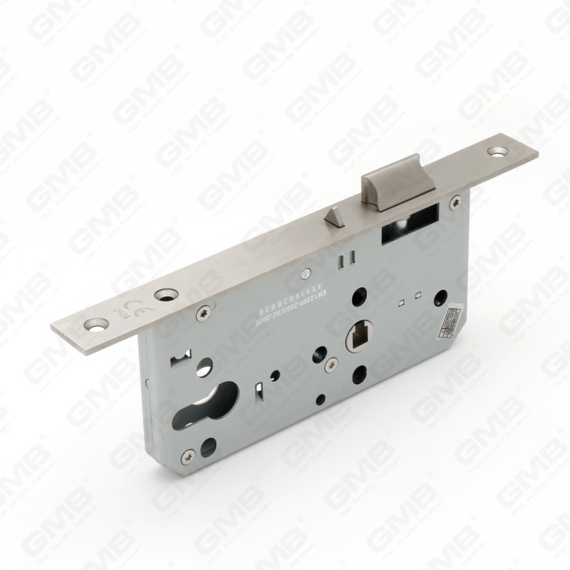 CE UL معيار الأمن اليورو تصنيف النار وشاح SUS الفولاذ المقاوم للصدأ التجارية عالية الجودة ليلة مزلاج نقر قفل الباب (72NF) (6072NF)