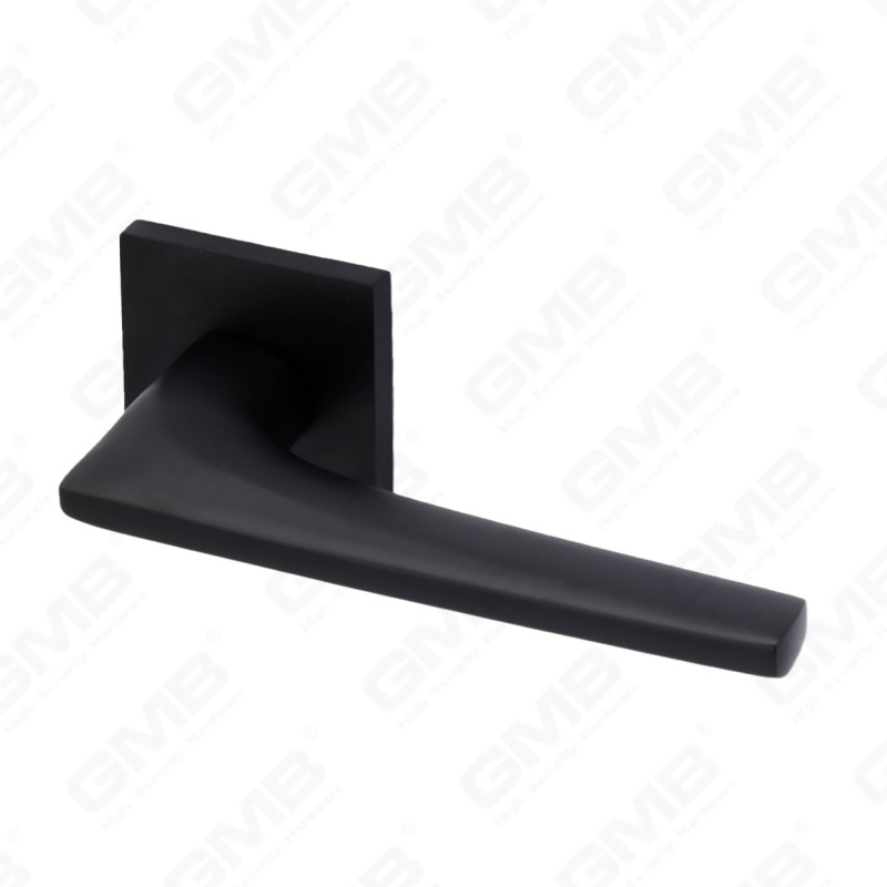 مقبض باب من الألومنيوم لتزيين المنزل الحديث الجديد على وردة مستديرة