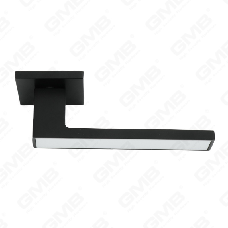 مقبض باب من الألومنيوم لتزيين المنزل الحديث الجديد على وردة مستديرة