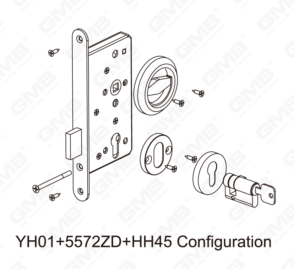 04 الفولاذ المقاوم للصدأ Lock_4072ZD-28