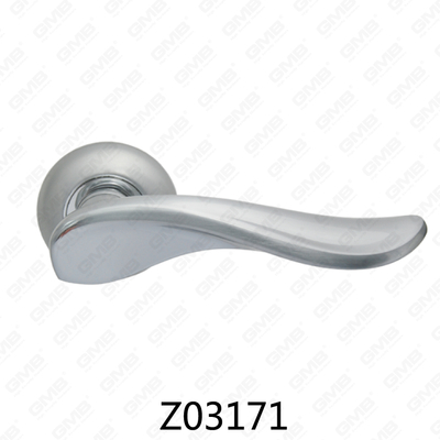 مقبض باب من سبائك الزنك من الألومنيوم مع روزيت مستدير من زماك (Z02171)