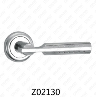 مقبض باب من سبائك الزنك من الألومنيوم مع روزيت مستدير من زماك (Z02130)