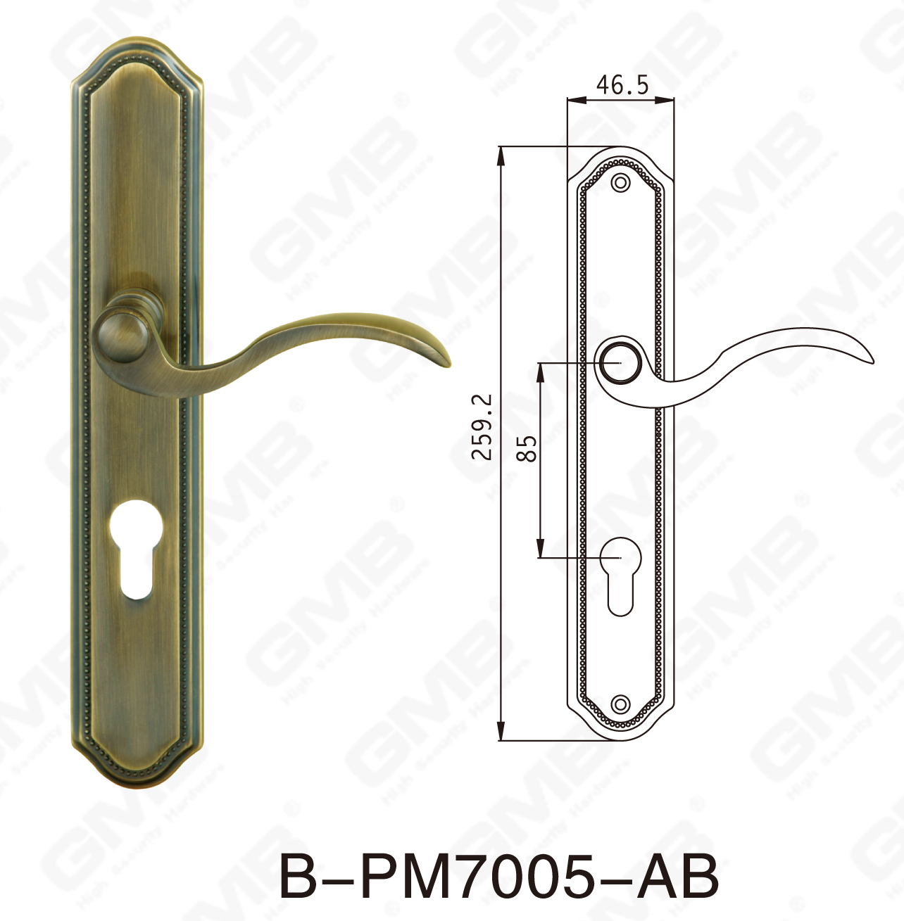 06 BRASS HANDER_B-PM7005-AB-38