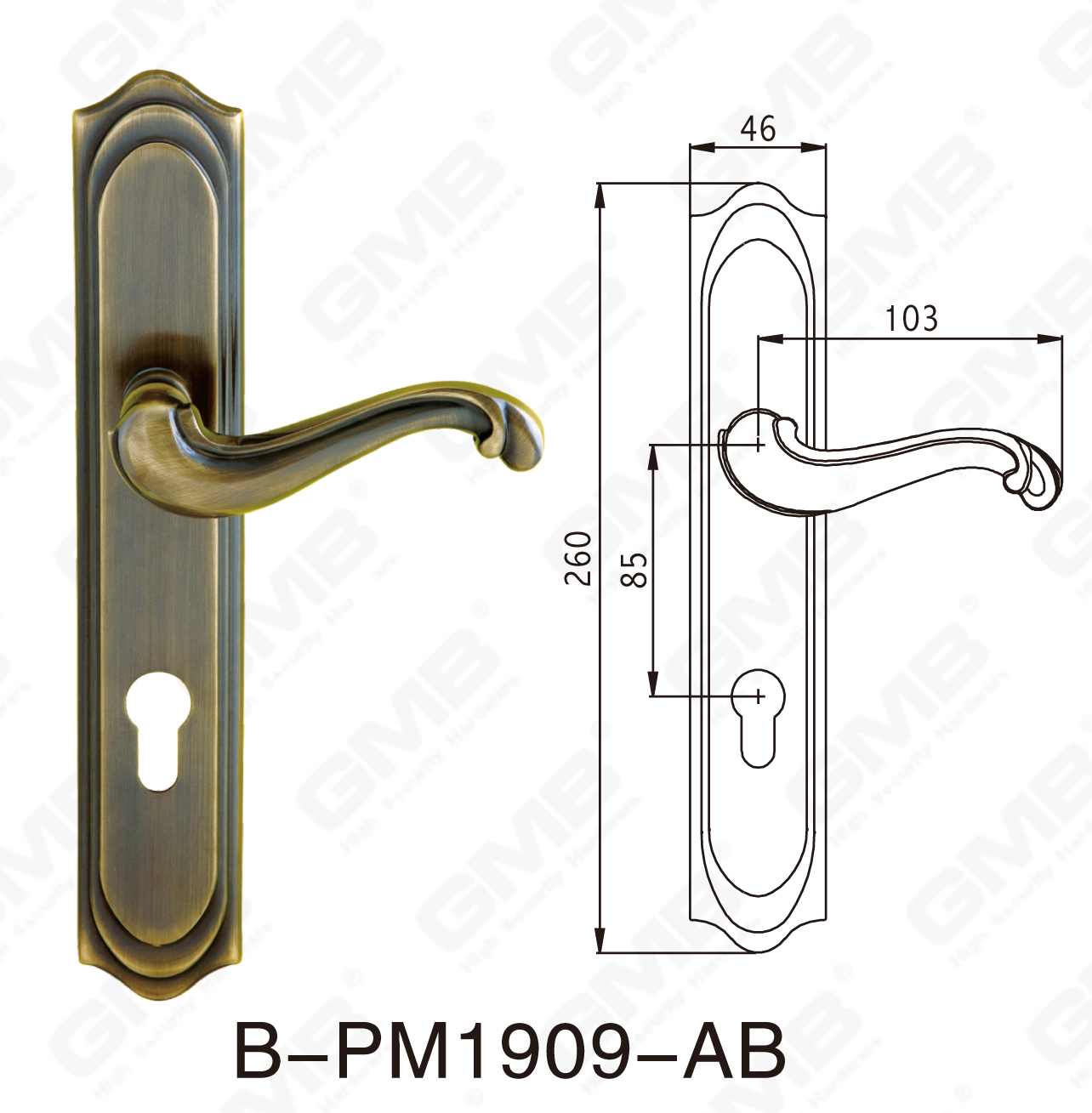 06 BRASS HANDER_B-PM1909-AB-20