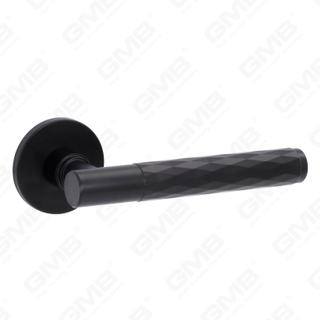 مقبض باب من الألومنيوم لتزيين المنزل الحديث الجديد على وردة مستديرة