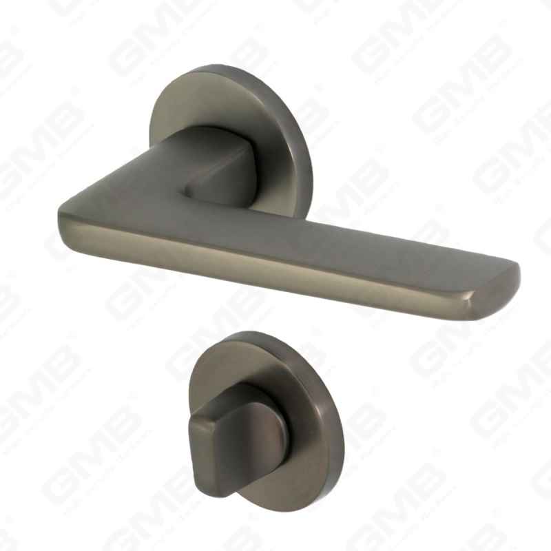 مقبض باب من الألومنيوم لتزيين المنزل الحديث الجديد على وردة مستديرة