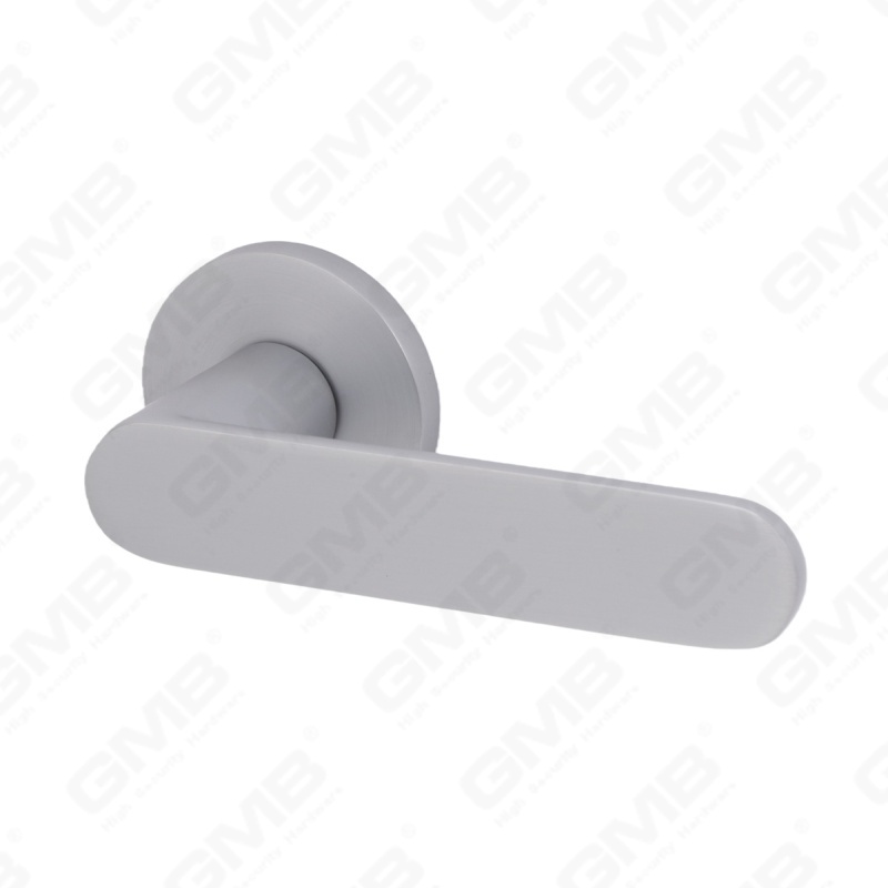 مقبض باب من الألومنيوم لتزيين المنزل الحديث الجديد على وردة مستديرة