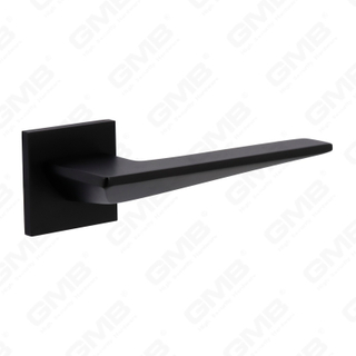 مقبض باب من الألومنيوم لتزيين المنزل الحديث الجديد على وردة مستديرة