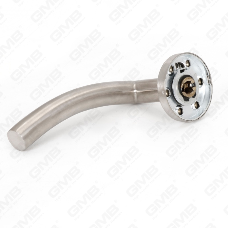 عالية الجودة BS En1906 الصف 4 SUS304 الفولاذ المقاوم للصدأ دخول جولة روز مقبض الباب الداخلي (LHT006)