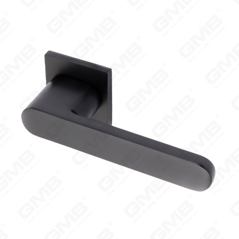 مقبض باب من الألومنيوم لتزيين المنزل الحديث الجديد على وردة مستديرة