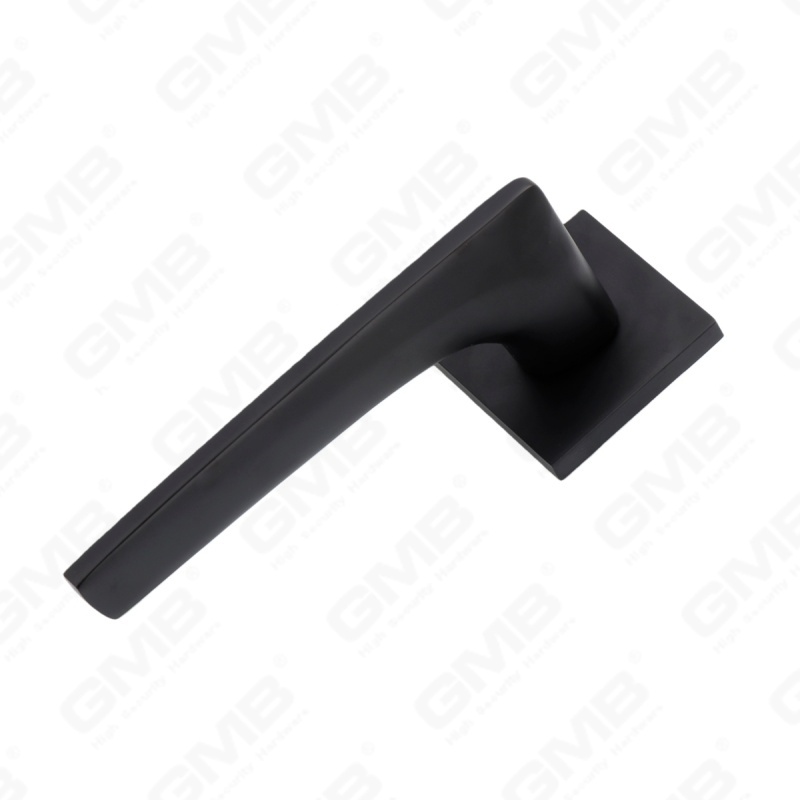 مقبض باب من الألومنيوم لتزيين المنزل الحديث الجديد على وردة مستديرة