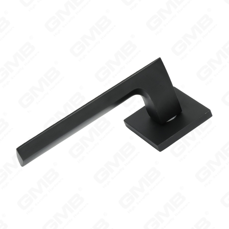 مقبض باب من الألومنيوم لتزيين المنزل الحديث الجديد على وردة مستديرة