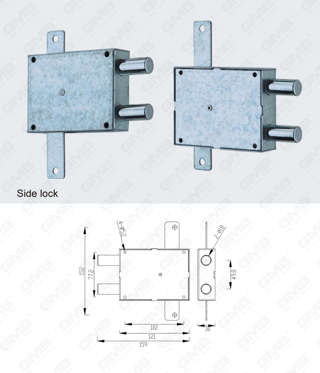 01 مرتفع الأمن نقر Lock_103 Side Lock-68