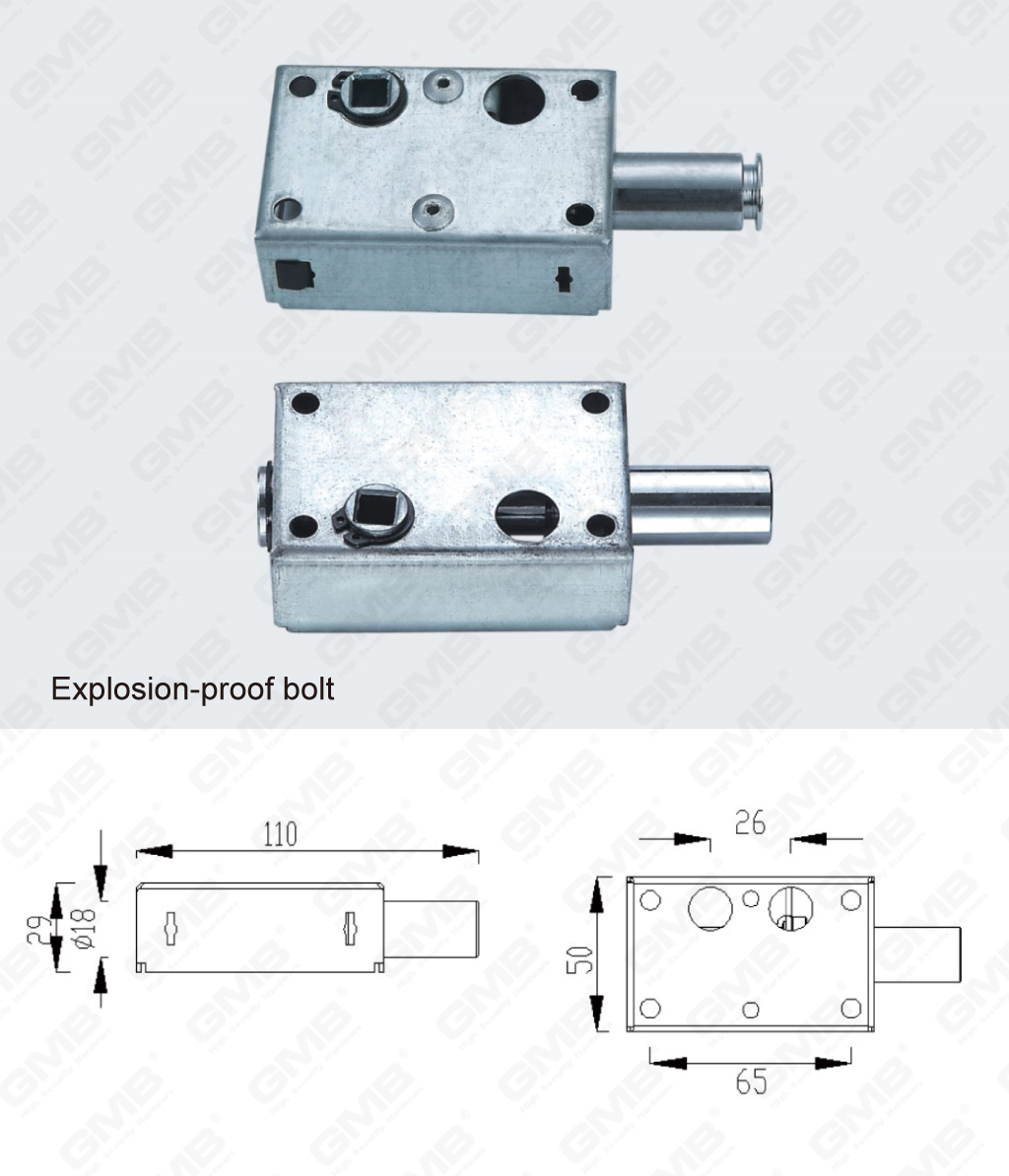 01 مرتفع الأمن نقر Lock_102 الانفجار مقاوم للانفجار -72