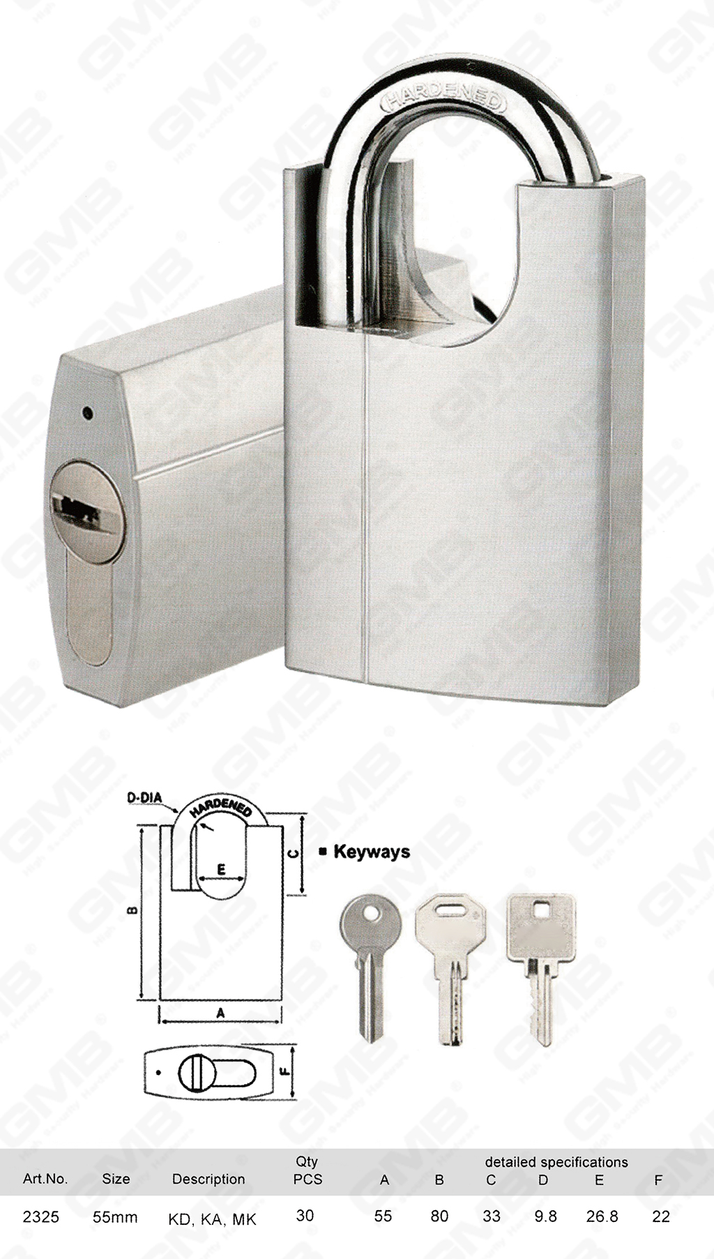 挂锁 网站 网站 3_ 【232】 قفل النحاس مع القيد المحمية (اسطوانة قابلة للتبديل) -44