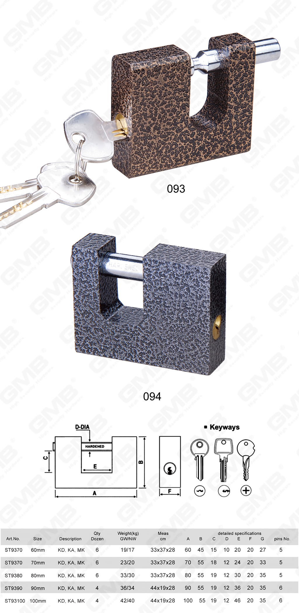 挂锁 网站 图 3_ 【093-094】 البلاستيك رسمت مستطيلة مقصفل -10