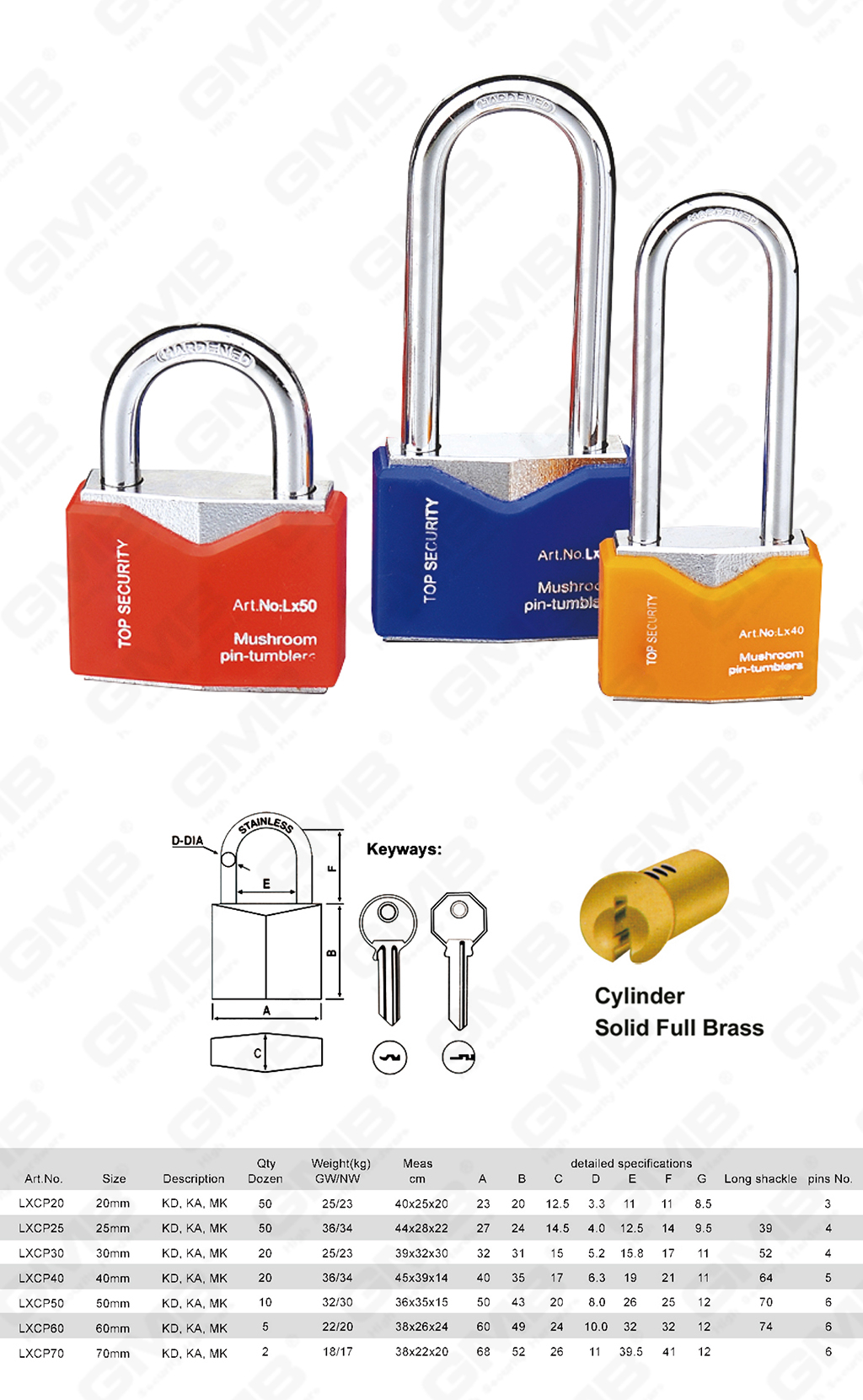 挂锁 网站 网站 3_ 【600】 مجمع الكروم مطلي الحديد Padlock-56