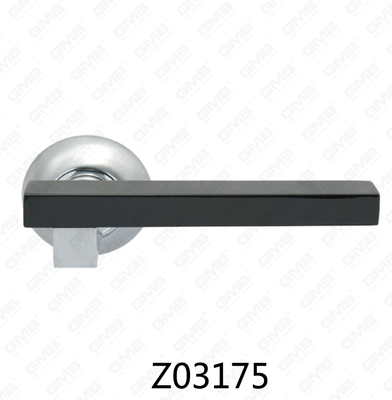 مقبض باب من سبائك الزنك من الألومنيوم مع روزيت مستدير من زماك (Z02175)