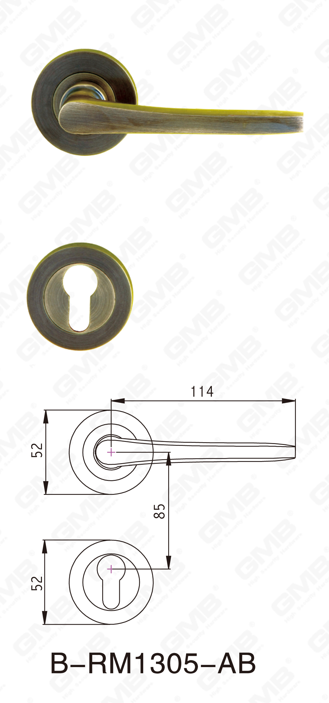 06 BRASS HANDER_B-RM1305-AB-80