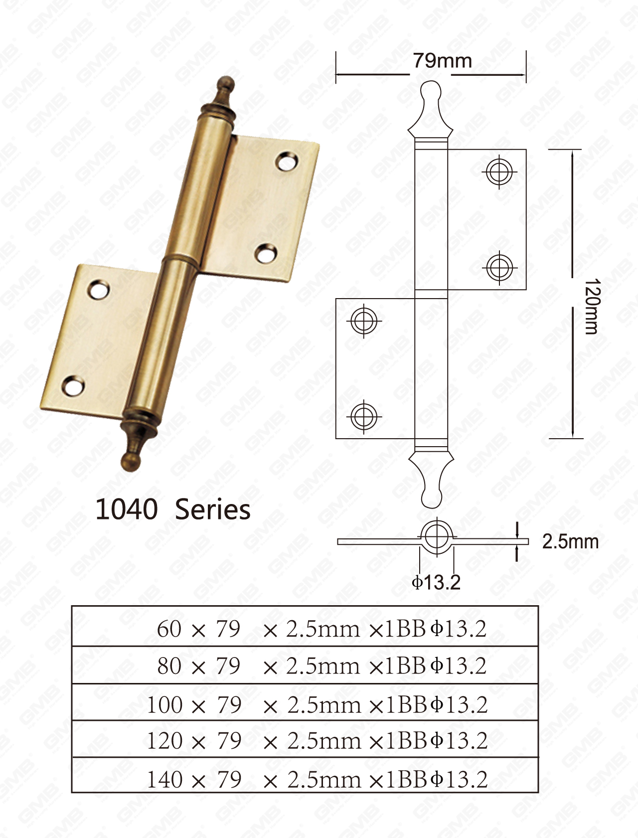 المفصلات الفولاذية Series_1040-80