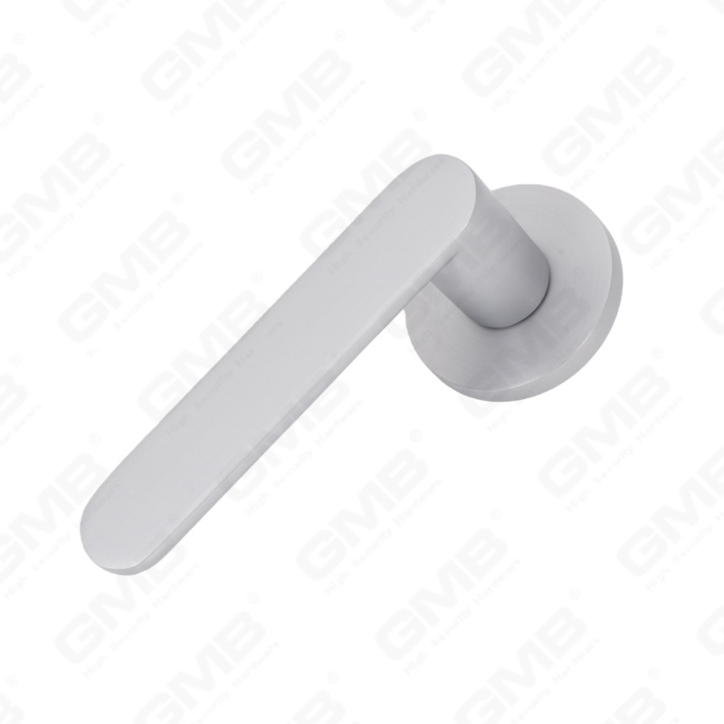 مقبض باب من الألومنيوم لتزيين المنزل الحديث الجديد على وردة مستديرة