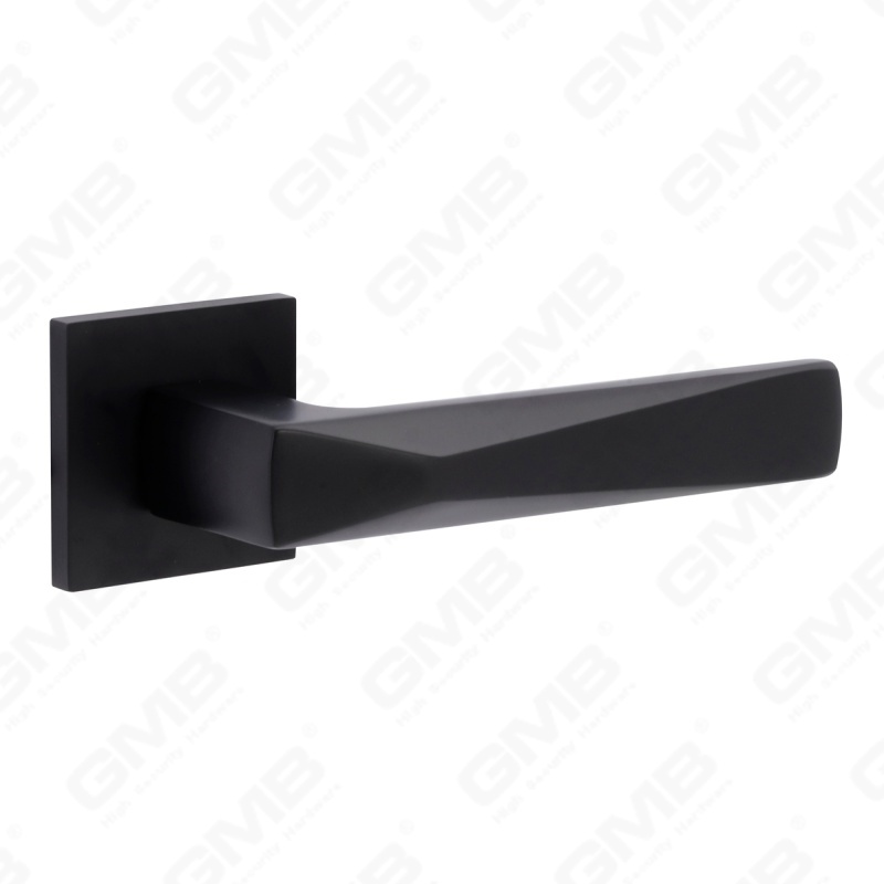 مقبض باب من الألومنيوم لتزيين المنزل الحديث الجديد على وردة مستديرة