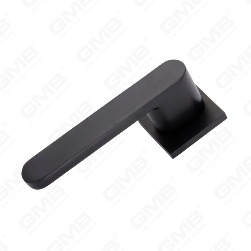 مقبض باب من الألومنيوم لتزيين المنزل الحديث الجديد على وردة مستديرة