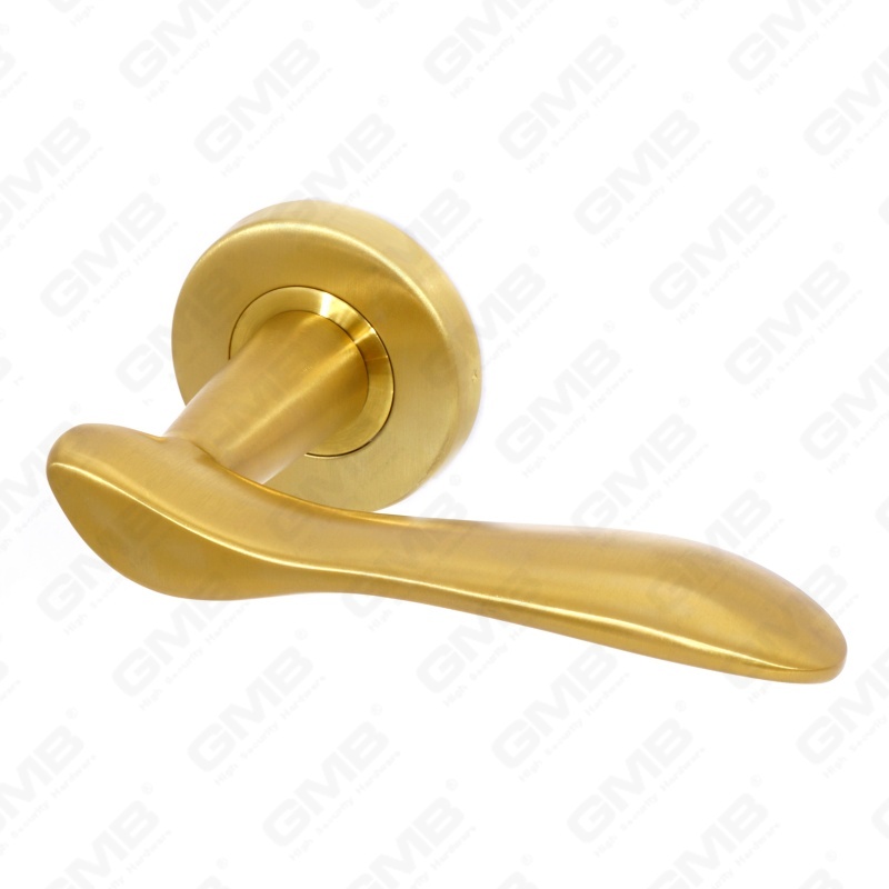 عالية الجودة BS En1906 الصف 4 SUS304 الفولاذ المقاوم للصدأ دخول جولة روز مقبض الباب الداخلي (LHT012)