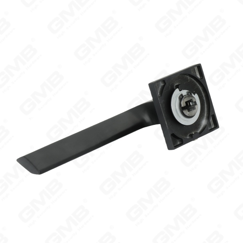 مقبض باب من الألومنيوم لتزيين المنزل الحديث الجديد على وردة مستديرة